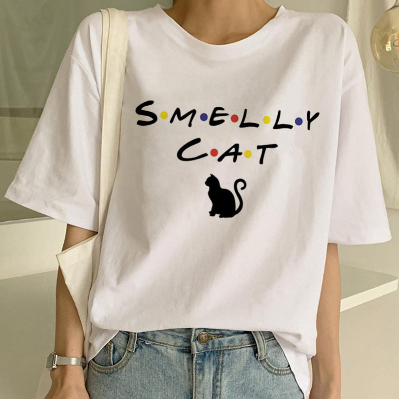 T-shirt Unissexo Divertida de Gato 😺👕