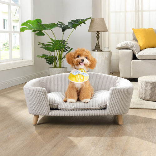Sofá Cama Elevado para Cães Pequenos