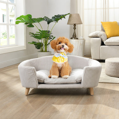 Sofá Cama Elevado para Cães Pequenos