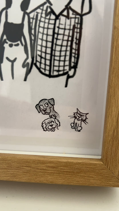 🐾 Quadros Personalizados com os teus Animais de Estimação