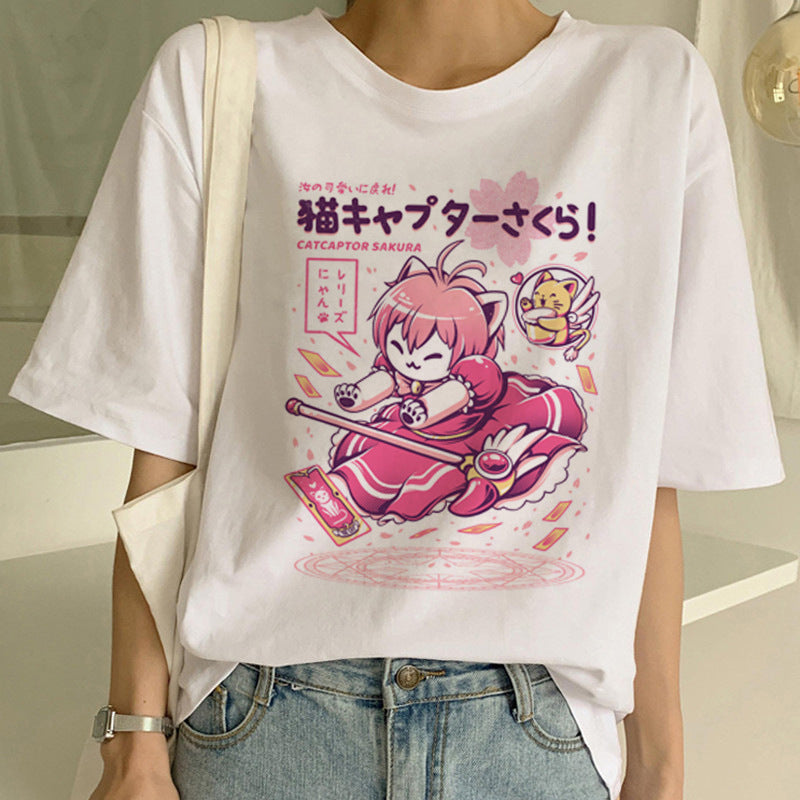 T-shirt Unissexo Divertida de Gato 😺👕