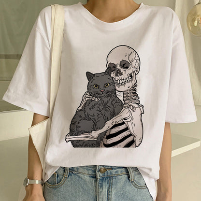 T-shirt Unissexo Divertida de Gato 😺👕