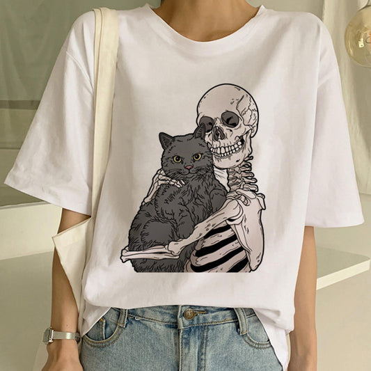 T-shirt Unissexo Divertida de Gato 😺👕